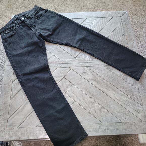 Polo Ralph Lauren Black Jeans Varick Slim Straight Denim Stretch - Picture 1 of 9